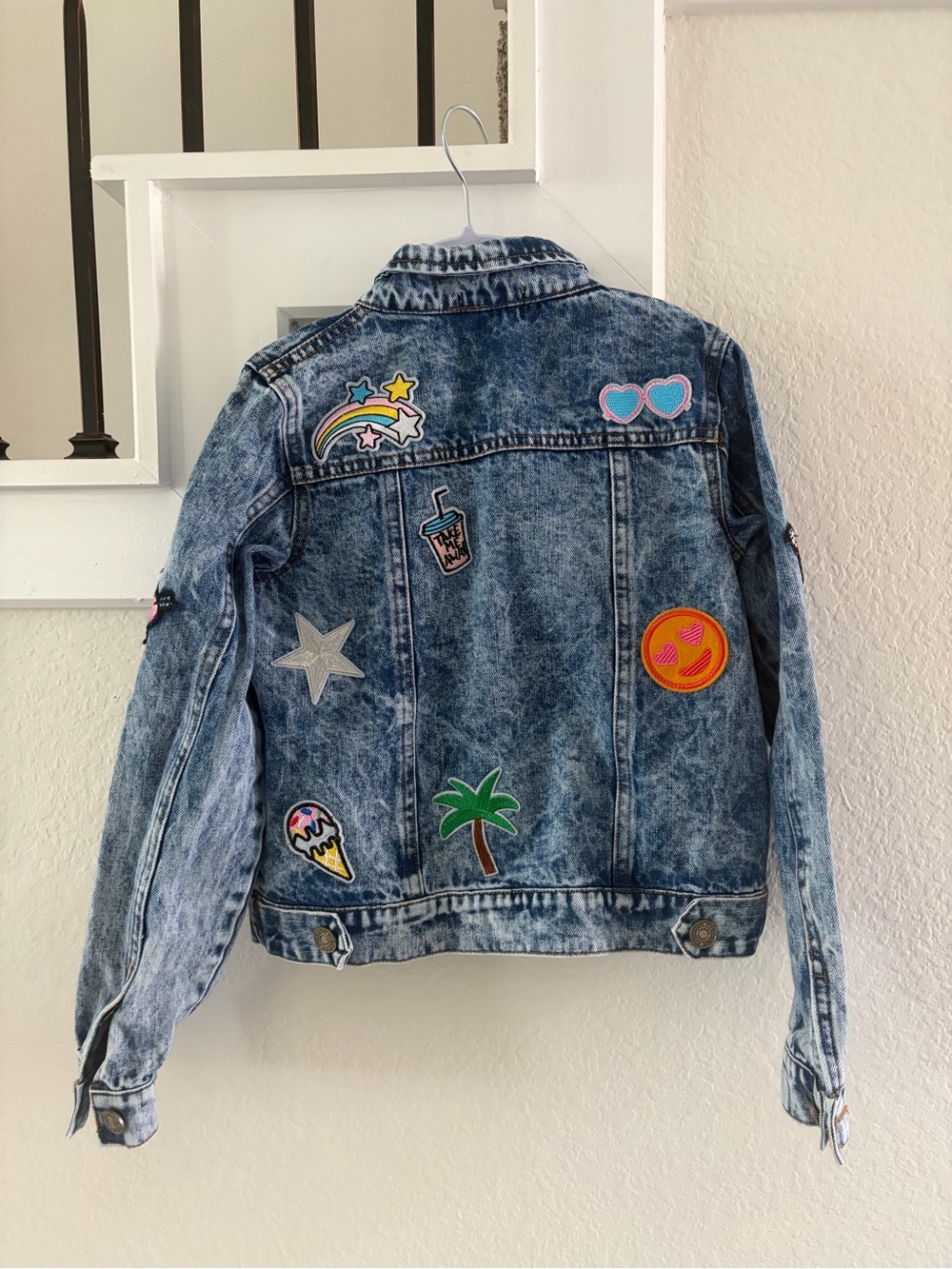 Lola + The Boys Girl’s Denim Jacket, Size 10 - Picture 5 of 6